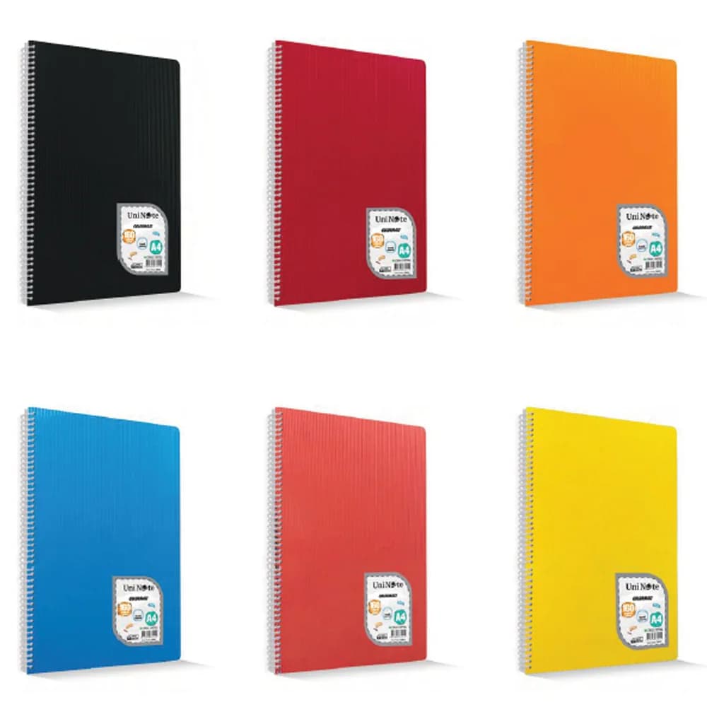 Çınar Colormaxi Spiralli Plastik Kapak 17x24 96 YP Düz 96/0