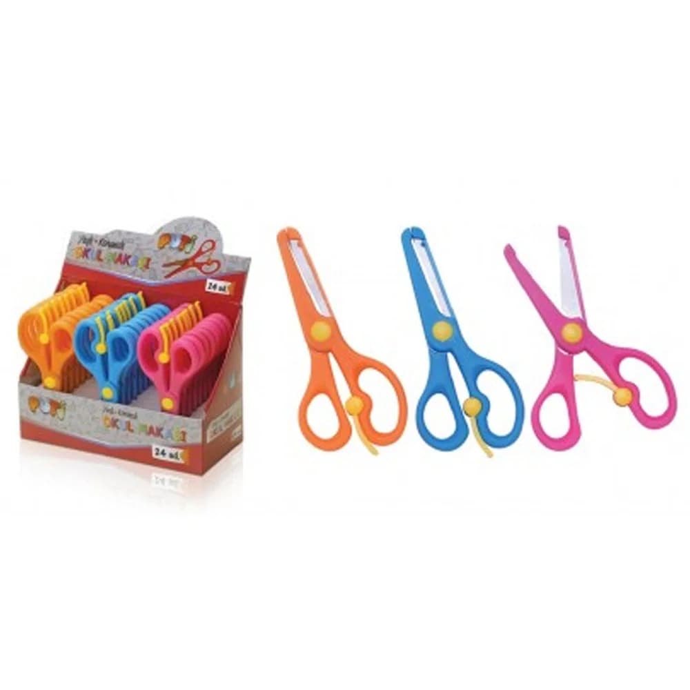 Puti Öğrenci Makası Korumalı Yaylı 0966