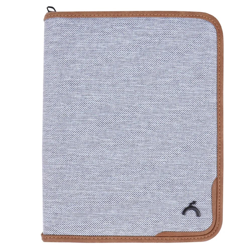 Önder El Portföyü Exculısıve A5 Fermuarlı Gri 805-04