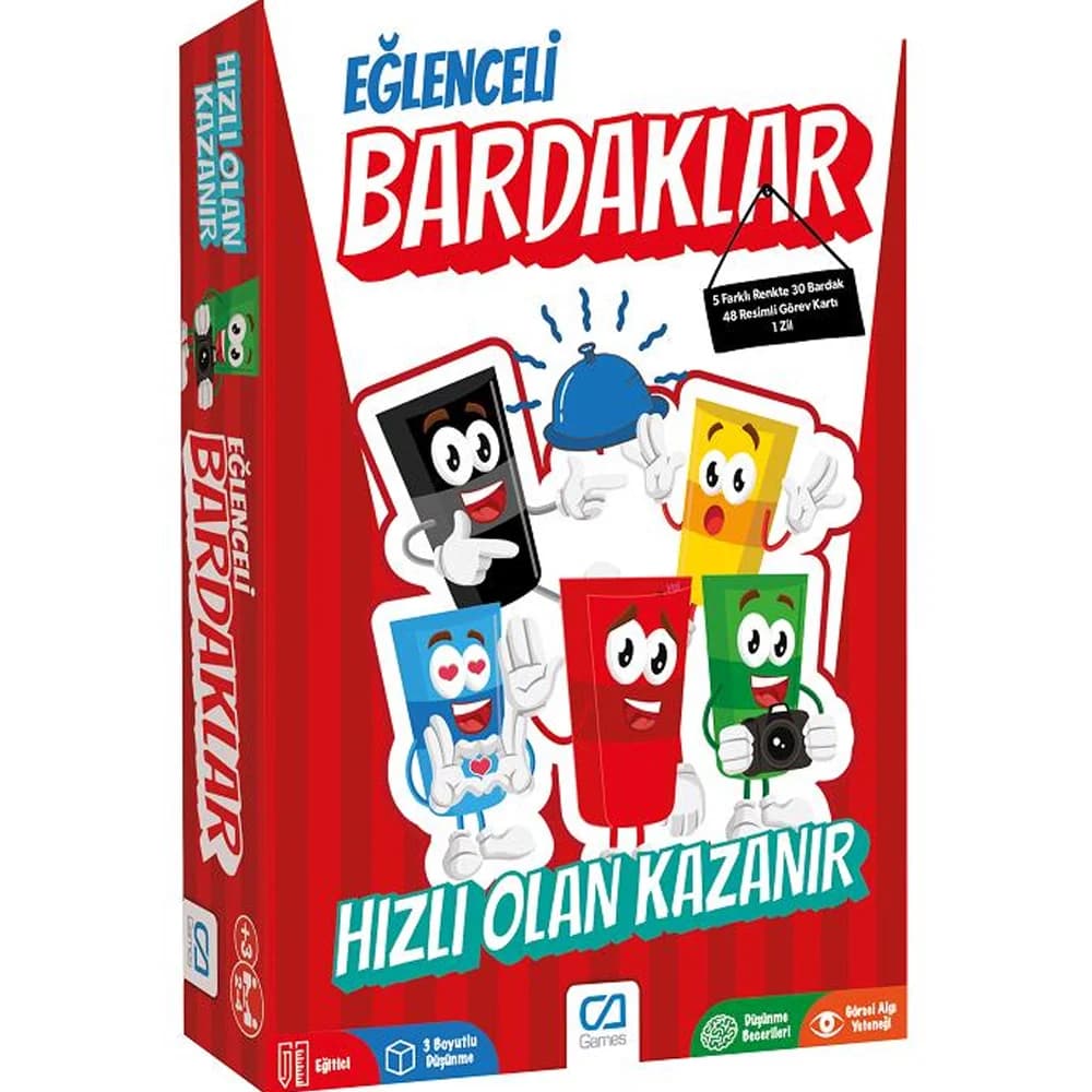 Ca Games Puzzle Eğlenceli Bardaklar 5185