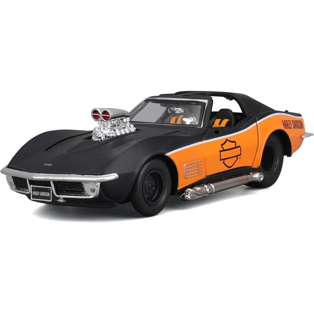 Neco Oyuncak Model Araba 1:24 Harley-Davidson 1970 Corvette