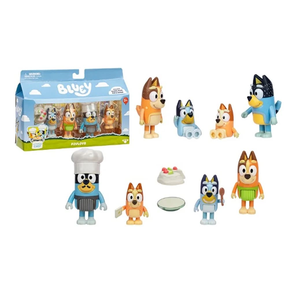 Neco Bluey 4Lu Fıgur Set - Asortı