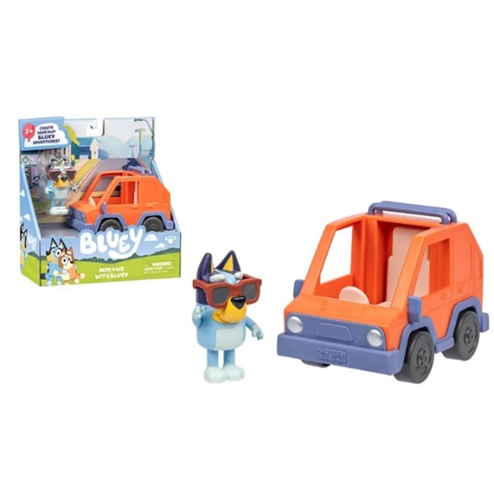 Neco Bluey 4X4 Arac Ve Fıgur Set