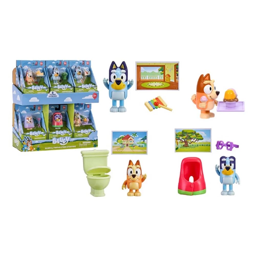 Neco Bluey Tek Fıgur Aksesuarlı Set - Asortı