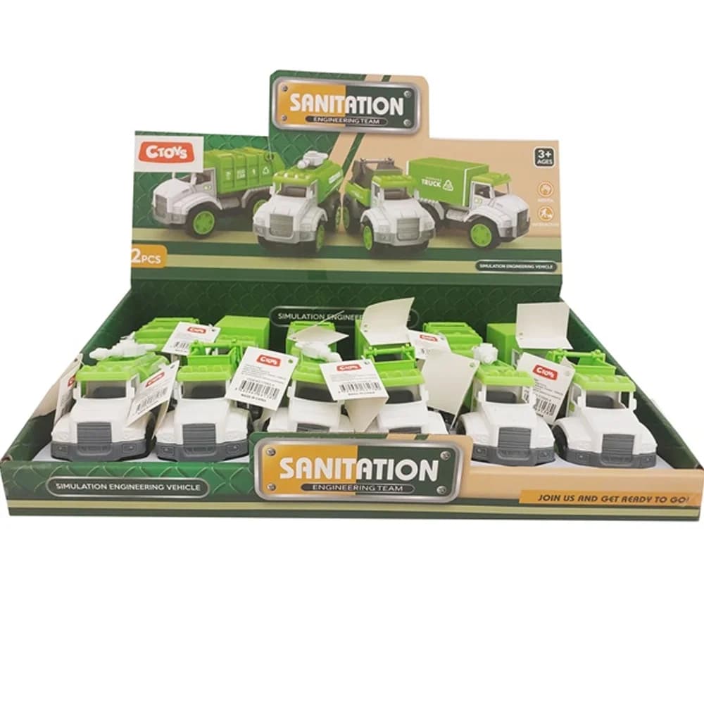 Ctoy Oyuncak Sürtmeli İş Makinalari CTOY-7756S-4