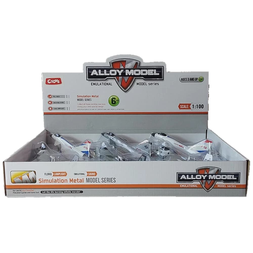 Ctoy Oyuncak Çek Bırak Uçak CTOY-9803A,9804A