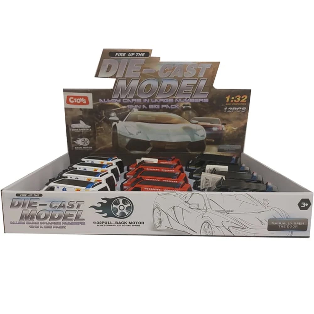 Ctoy Oyuncak Metal Kurtarma Araçları CTOY-K174A23