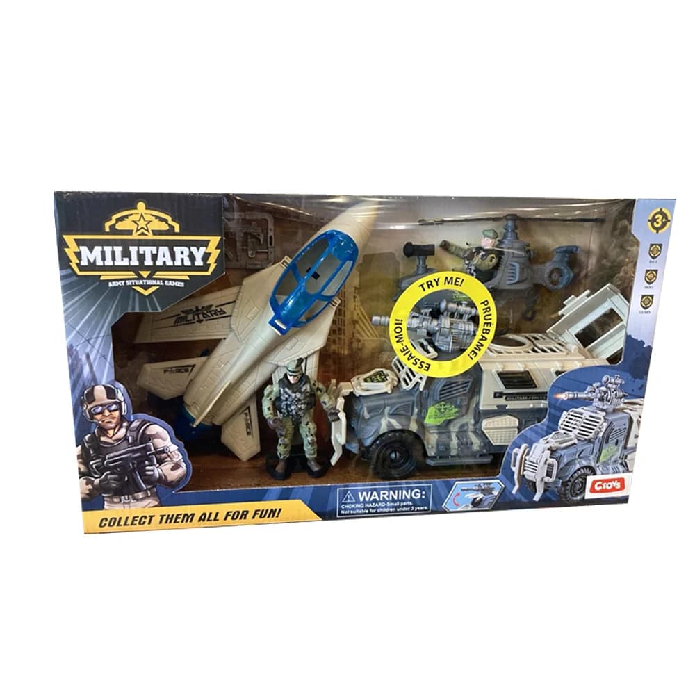 Ctoy Oyuncak Işıklı Sesli Askeri Araç CTOY-F5-1