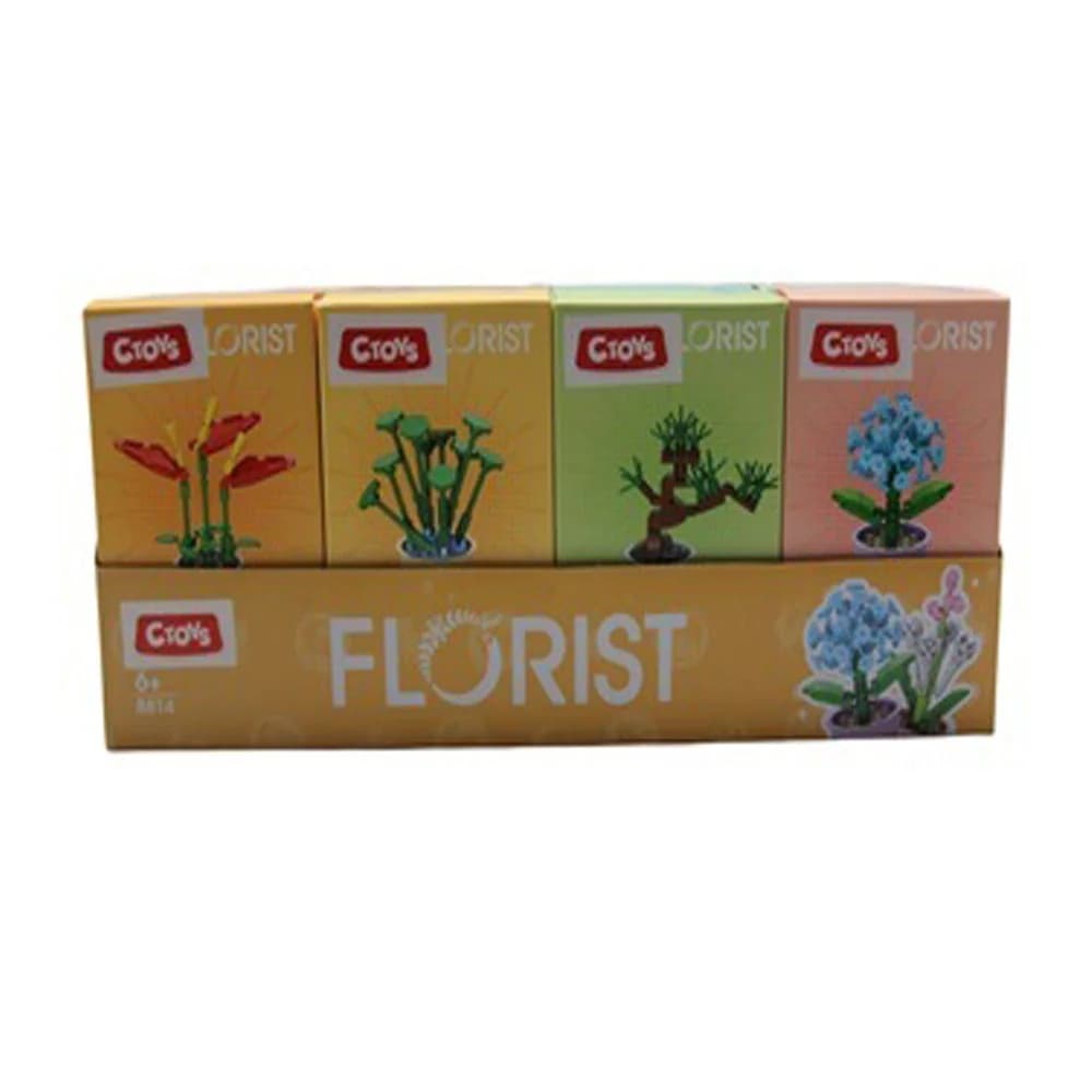 Ctoy Oyuncak Çiçek Bloklar 12 Li Std Ctoy-8814