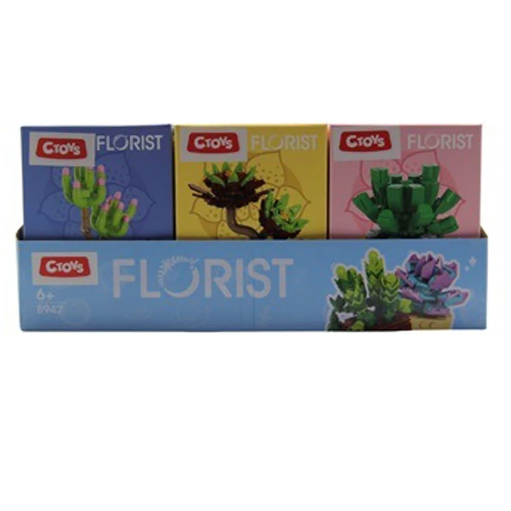 Ctoy Oyuncak Çiçek Bloklar 12 Li