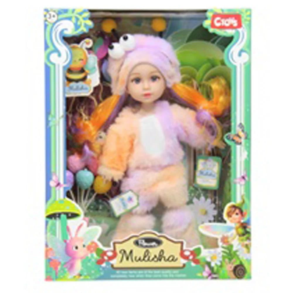 Ctoy Oyuncak Mulisha Kostümlü Oyuncak Bebek Seti Ctoy-qj183d
