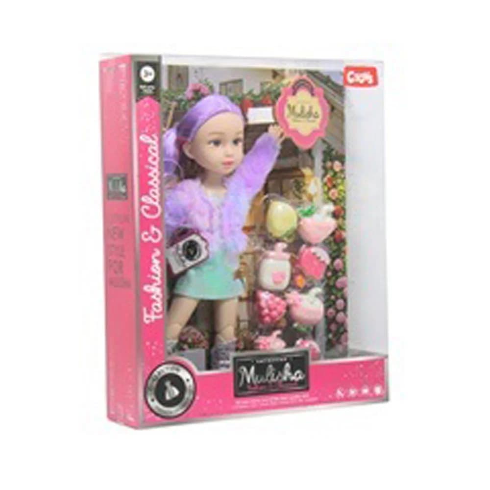 Ctoy Oyuncak Mulisha Meyve Aksesuarlı Oyuncak Bebek