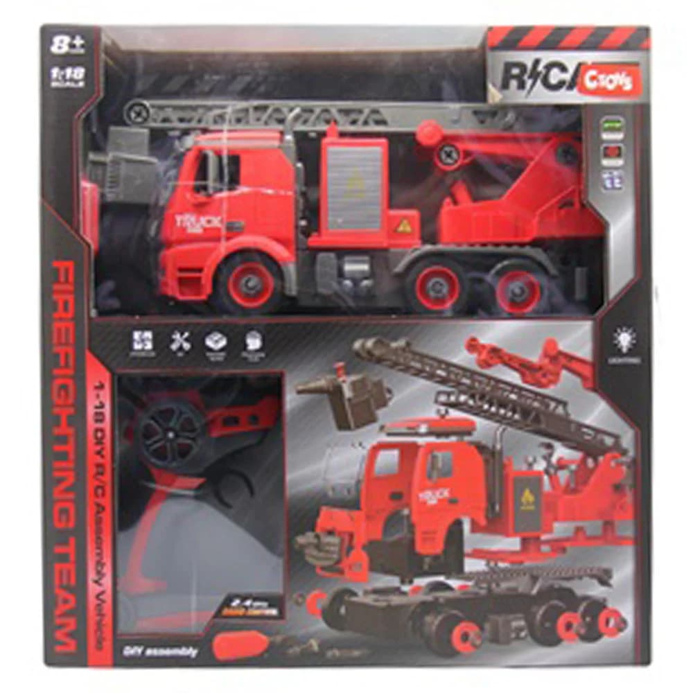 Ctoy Oyuncak Işıklı Usb Şarjlı Uzaktan Kumandalı İtfaiye Aracı 1:18