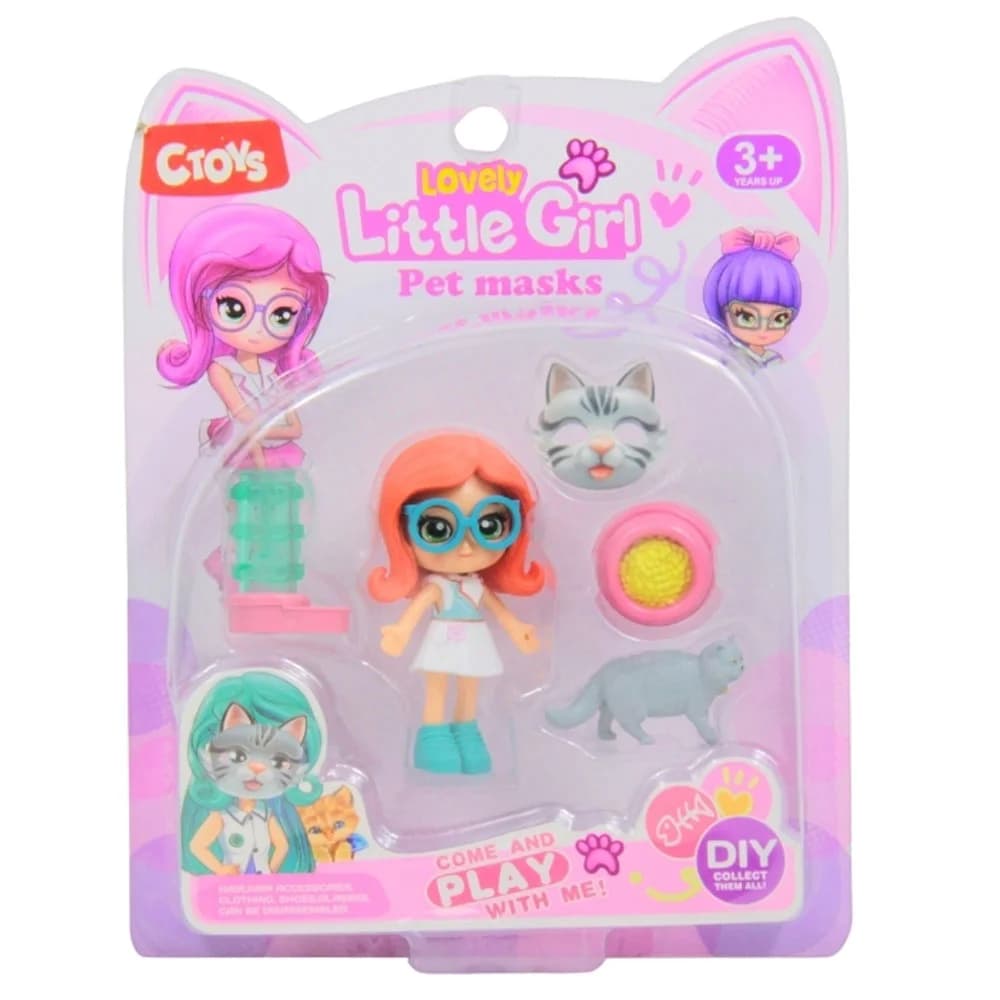 Ctoy Kendin Yap Parçaları Birleştirilebilir Kız Oyuncağ