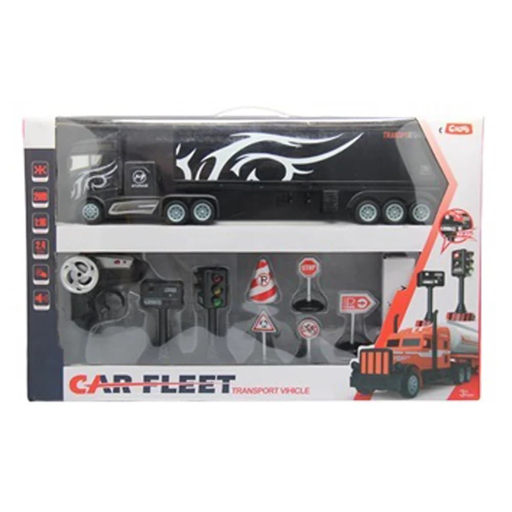 Ctoy Oyuncak Işıklı Ve Sesli Uzaktan Kumandalı Trafik Setli Tır