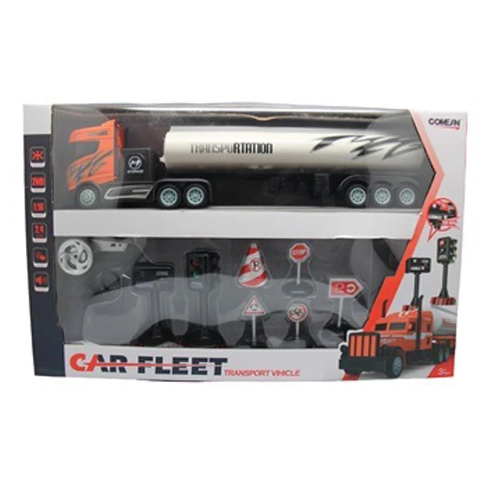 Ctoy Oyuncak Işıklı Ve Sesli Uzaktan Kumandalı Trafik Setli Tanker