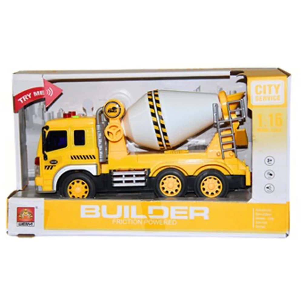 Ctoy Oyuncak Beton Mikseri Işıklı Sesli Ve Pilli 1:16