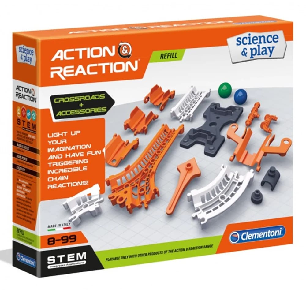 Clementoni Action &amp; Reaction Kavşaklar ve Aksesuarlar 19167