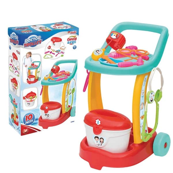 Dede Oyuncak Candy &amp; Ken Doktor Servis Arabası 01963