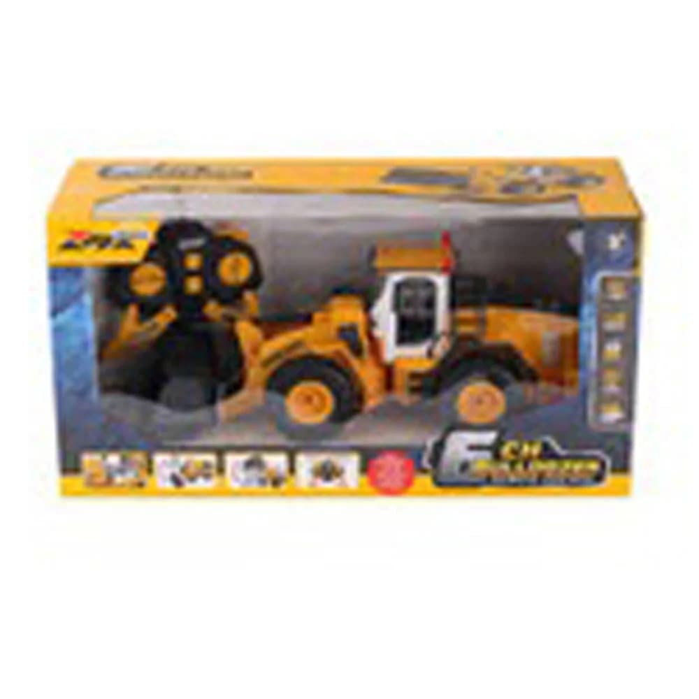 Sunman Oyuncak İş Makinesi 1/24 Uzaktan Kumandalı Buldozer Dc.f/f Işıklı 6ch 3.7v.usb 40mhz.