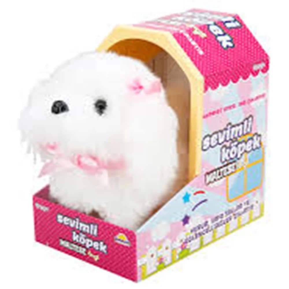 Sunman Oyuncak Sevimli Köpek Maltese Hareketli Sesli