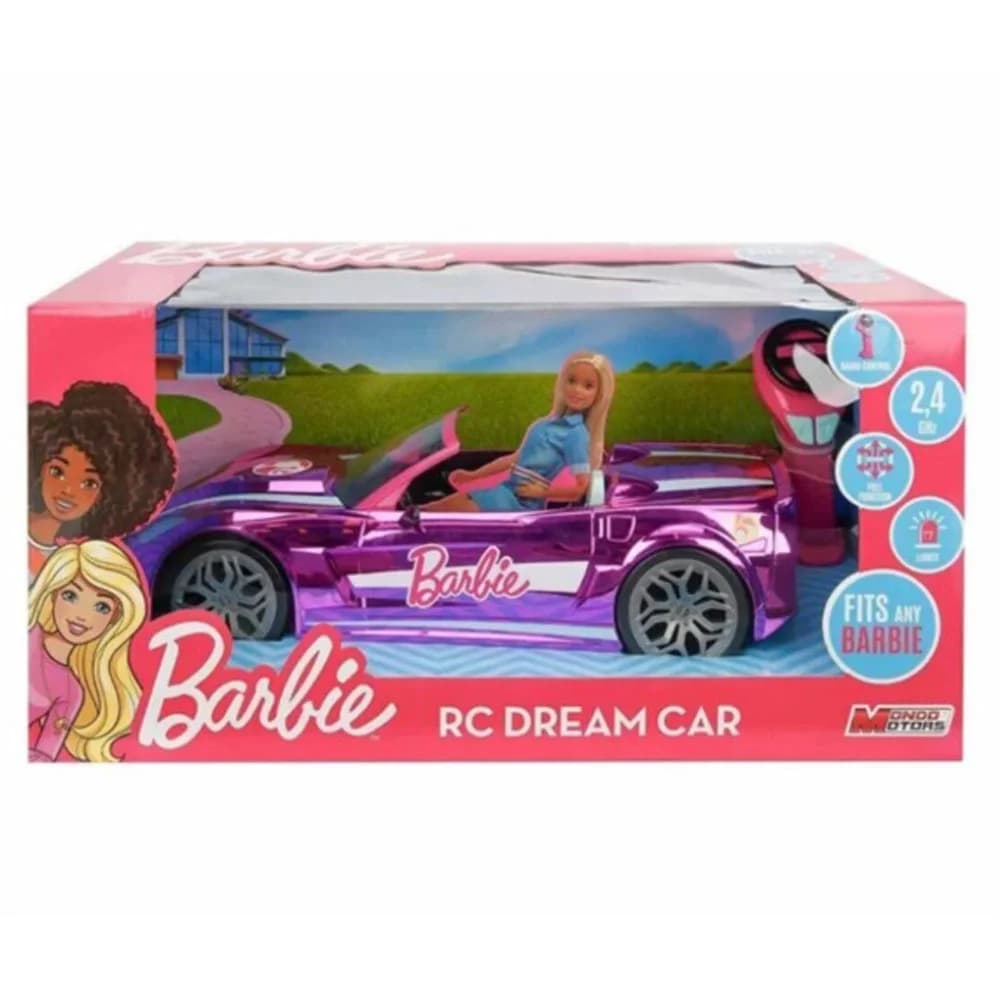 Sunman Oyuncak Barbie nin Uzaktan Kumandalı Rüya Arabası 42 Cm