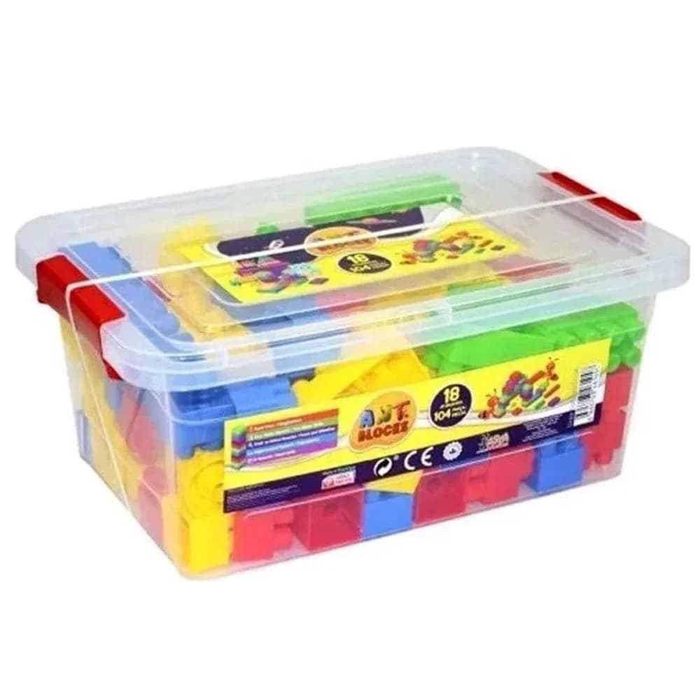 Asya Oyuncak Ant Blocks Pembe 104 Parça ANT104-P