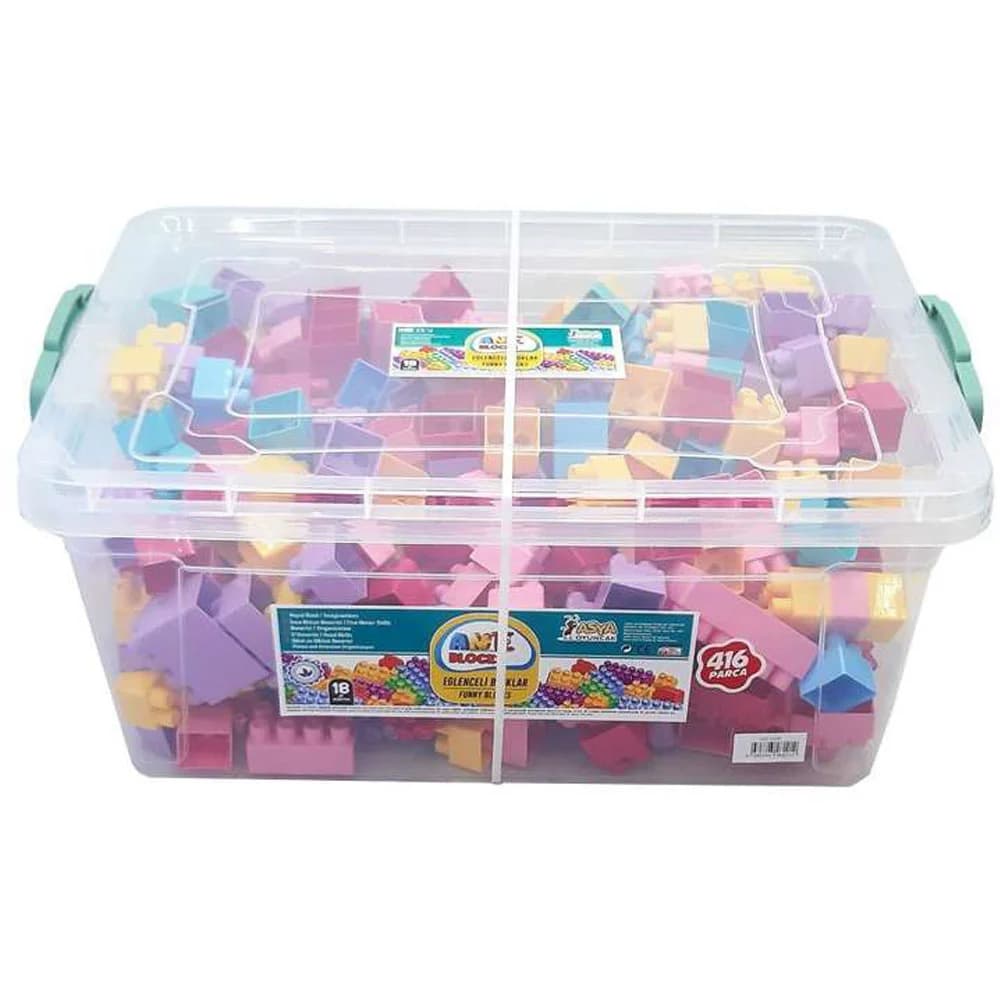 Asya Ant Blocks Pembe 416 Parça Box ANT416-P