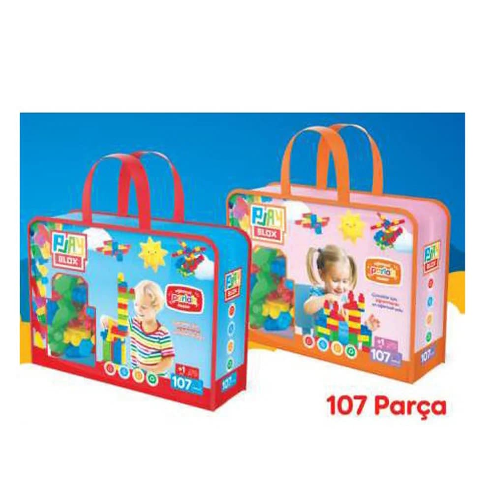 Asya Playblox Block Shıne 107pcs Bag Gırls&amp;boys 2953