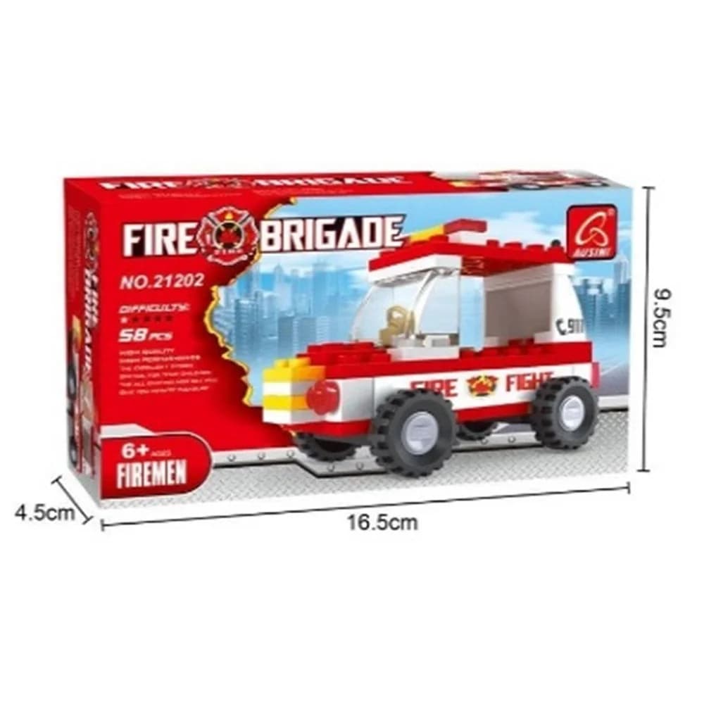 Asya Ausını İtfaiye Set 58 Parça BIG21202