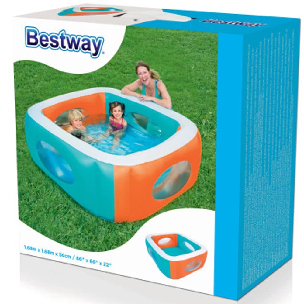 Bestway Havuz Pencereli Kare 168x58 Cm Kzld-Bw51132