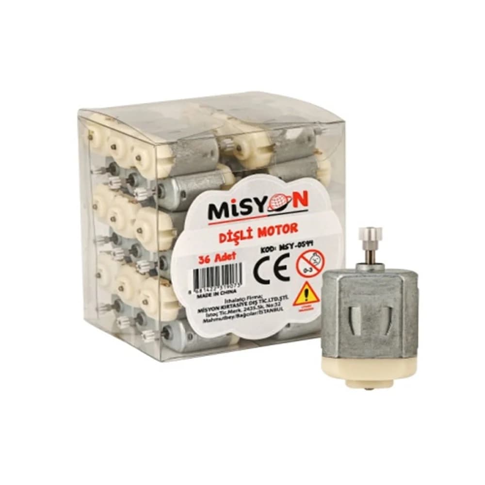 Misyon Mini Deney Motor Dişli 20 Li MSY-0594