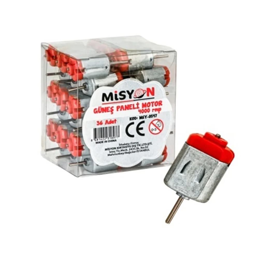 Misyon Güneş Paneli Dc Motor 4000 Rmp MSY-0597