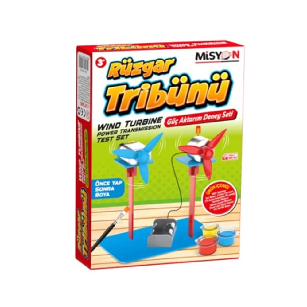 Misyon Rüzgar Tribünü Güç Aktarım Deney Seti MSY-30