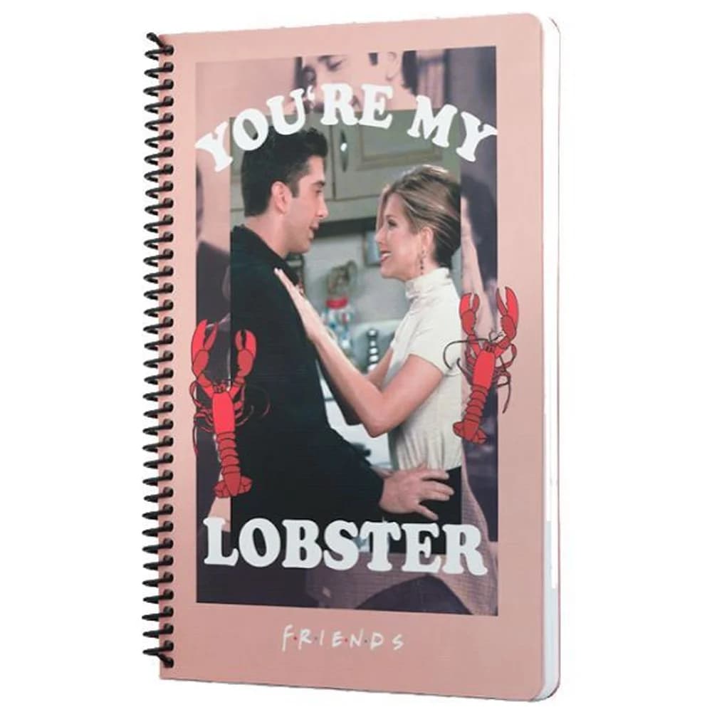 Mabbels Spiralli Defter Friends Youre My Lobster Pembe 80 YP 17x24 DFT-388463