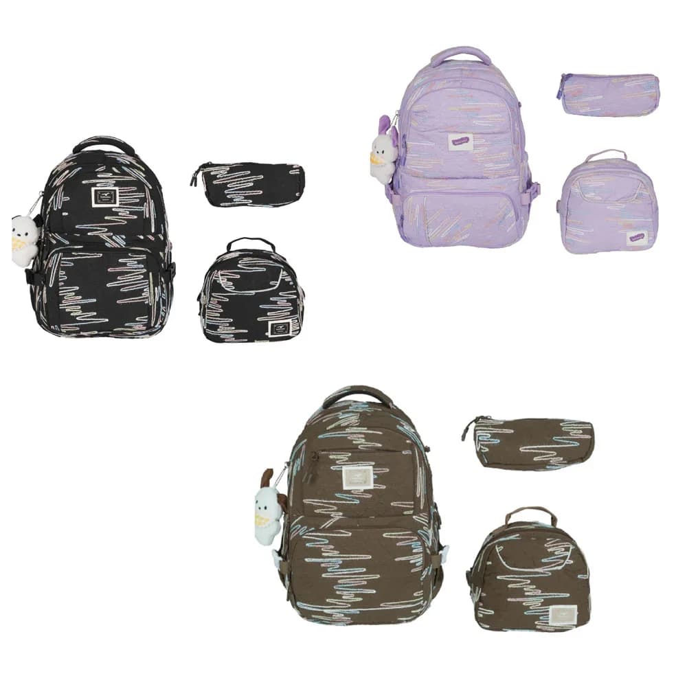 Relaxion İlkokul Çantası 3 Lü Set 1430