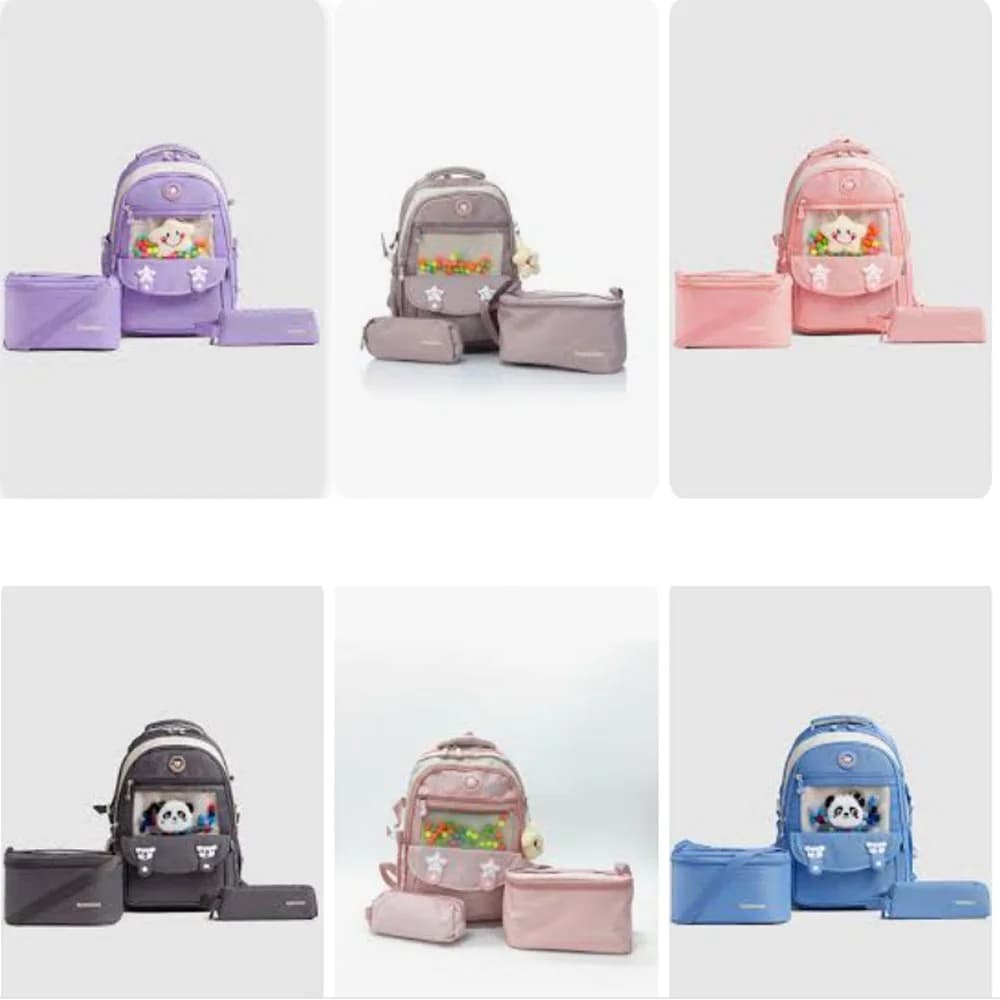 Relaxion İlkokul Çantası 3 Lü Set 1940