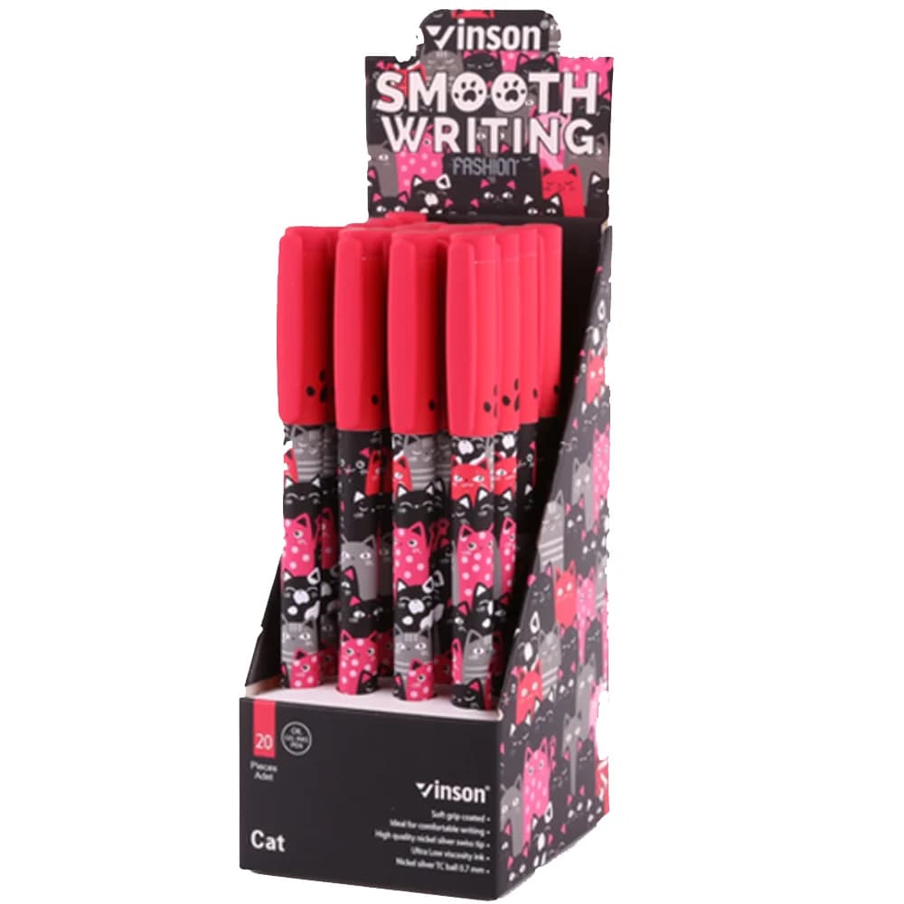 Vinson Jel Kalem Cat Desenli 20 Li A27