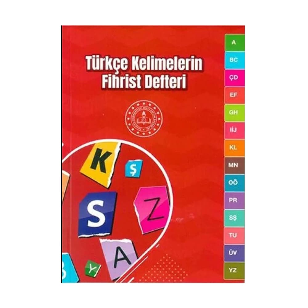 Mavi Boncuk Türkçe Kelimelerin Fihrist Kelime Defteri