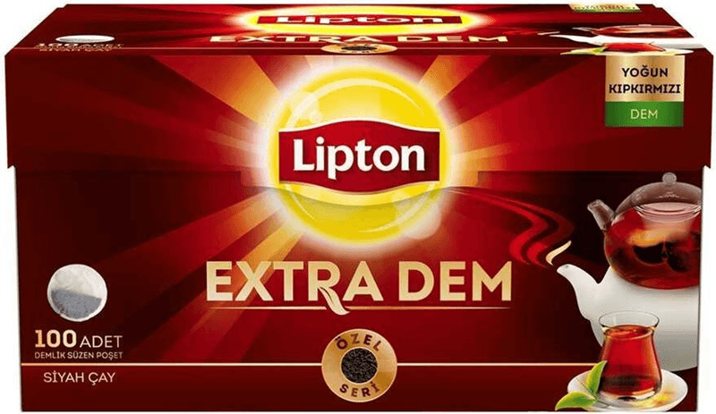 LİPTON DEMLİK POŞET ÇAY 100 LÜ EXTRA DEM 3.2g 69765861