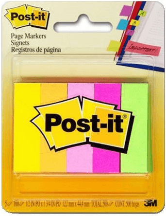 POST-IT INDEX İŞARET BANDI 5 RENK x 100 YP 670/5 520600446900