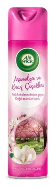 AIR WICK ODA KOKUSU AEROSOL MANOLYA VE KİRAZ ÇİÇEKLERİ 300 ML