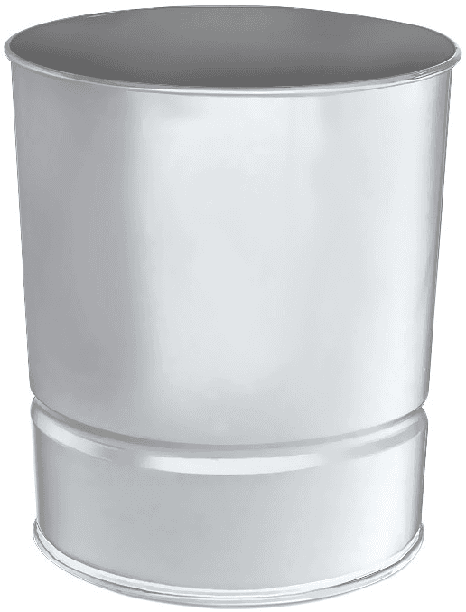 MAS ÇÖP SEPETİ METAL 10 LT GRİ 850