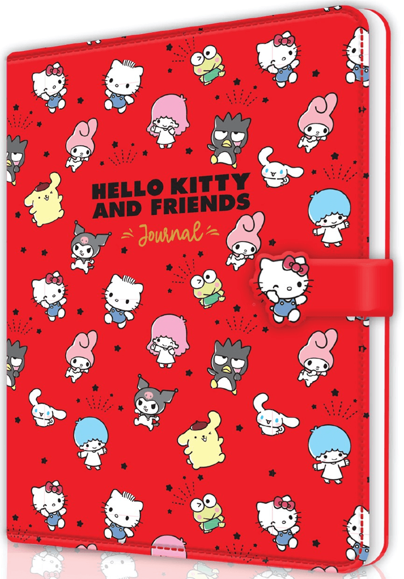 VJ GÜNLÜK HELLO KİTTY VE ARKADAŞLARI VEGAN DERİ MIKNATISLI 13X18 CM 100 GR. 224 SAYFA. 525-2028