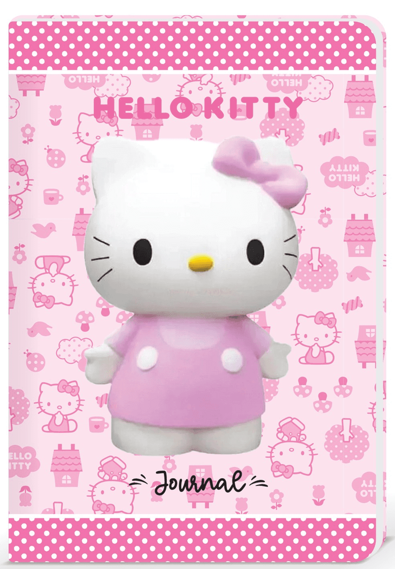 VİCTORİAS JOURNALS HELLO KİTTY SQUİSHY GÜNLÜK A6 192 SAYFA 100 GR RENKLİ SAYFALAR 525-2081