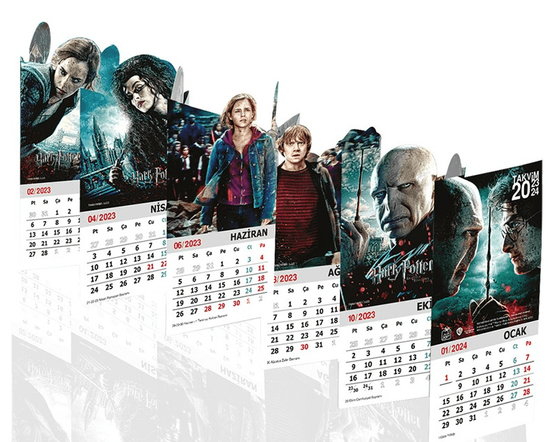GİFİ HARRY POTTER AKORDİYON TAKVİM ÖLÜM YADİGARLARI 154 20 02