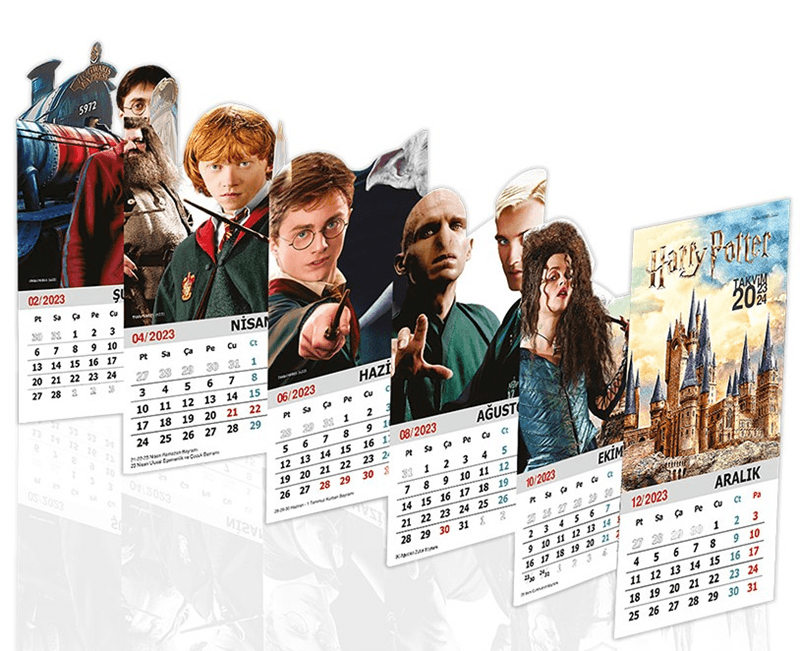 GİFİ HARRY POTTER AKORDİYON TAKVİM HOWGARDS EXPRES 154 20 01