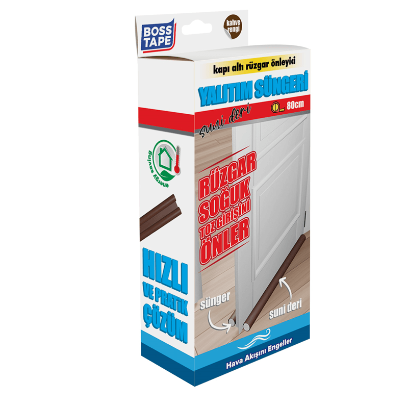 BOSS TAPE YALITIM SÜNGERİ SUNİ DERİ 80 CM KAHVERENGİ BT-04023