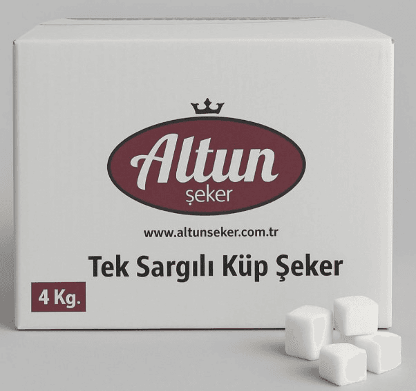 ALTUN KÜP ŞEKER TEK SARGILI 4 kg
