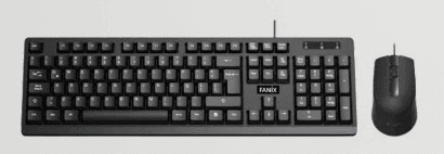 FANIX MOUSE + KLAVYE SET KABLOLU SİYAH KEY-T 15